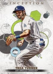 2022 Topps Inception Base Set Trea Turner #7 card