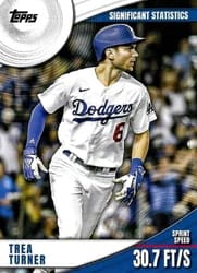 2022 Topps Significant Statistics Trea Turner #SS-16 card