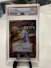 2023 Finest Moments Autographs Trea Turner #FMA-TT card