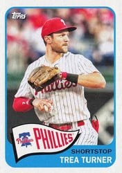 2023 Topps Archives Base Set Trea Turner #200 card