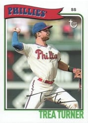 2023 Topps Brooklyn Collection Base Set Trea Turner #41 card