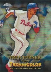 2023 Topps Chrome In Techincolor Trea Turner #TT-10 card