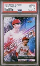 2023 Topps Chrome Let's Go! Trea Turner #LGC-34 card
