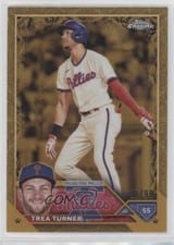 2023 Topps Gilded Collection Base Set Trea Turner #56 card