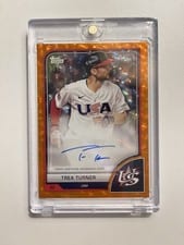 2023 Topps World Baseball Classic Autographs Trea Turner #AV-TT card
