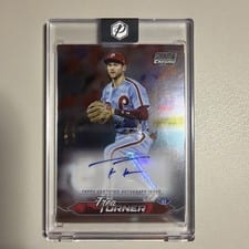2024 Stadium Club Chrome Autographs Trea Turner #SCCA-TT card