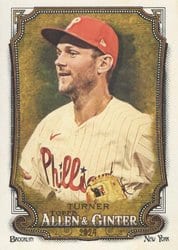 2024 Topps Allen & Ginter Base Set Trea Turner #39 card