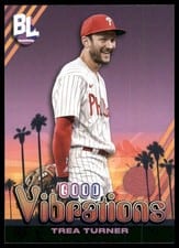 2024 Topps Big League Good Vibrations Trea Turner #GV-16 card