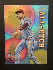 2024 Topps Chrome Logofractor Edition Chrome All-Etch Trea Turner #CAEL-6 card