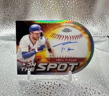 2024 Topps Chrome On the Spot Die-Cut Autographs Trea Turner #OSA-TT card