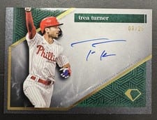 2024 Topps Diamond Icons Autographs Trea Turner #AC-BET card