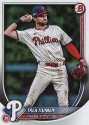 2025 Bowman Base Set Trea Turner #65 card