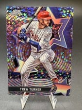2025 Topps Cosmic Chrome StarFractor Trea Turner #SF-11 card