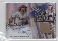 2025 Topps Pristine Popular Demand Autograph Relics Trea Turner #PPDAR-TT card