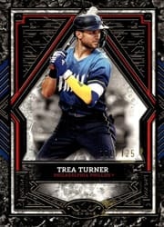 2025 Topps Tier One Base Set Trea Turner #22 card