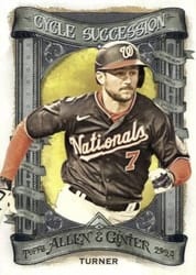 2024 Topps Allen & Ginter Cycle Succession Trea Turner (Washington Nationals) #CS-38 card