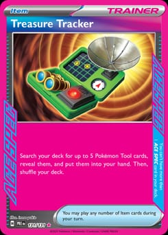 Prismatic Evolutions Treasure Tracker #131 card