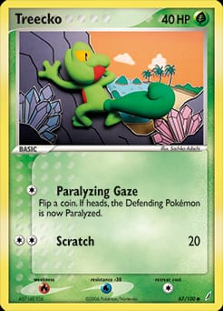 Crystal Guardians Treecko #67 card