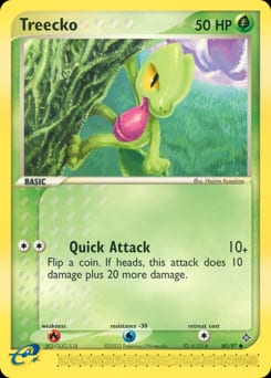 Dragon Treecko #80 card