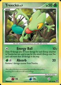 Great Encounters Treecko #90 card