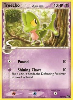 POP Series 4 Treecko δ #15 card