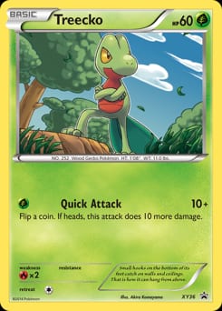 XY Black Star Promos Treecko #XY36 card