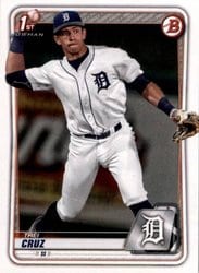 2020 Bowman Draft Base Set Trei Cruz #BD-11 card
