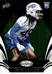 2018 Panini Certified Base Set Tremaine Edmunds #163 card