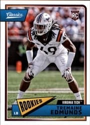 2018 Panini Classics Base Set Tremaine Edmunds #241 card