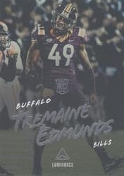 2018 Panini Luminance Base Set Tremaine Edmunds #196 card