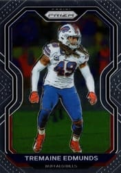 2020 Panini Prizm Base Set Tremaine Edmunds #6 card