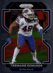 2021 Panini Prizm Base Set Tremaine Edmunds #120 card