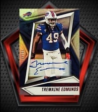 2021 Panini Rookies & Stars Signatures Tremaine Edmunds #91 card