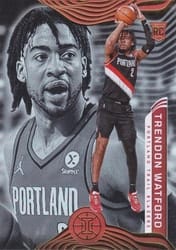 2021-22 Panini Illusions Base Set Trendon Watford #200 card