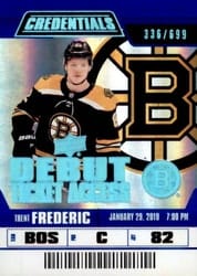 2019-20 Upper Deck Credentials Base Set Trent Frederic #120 card