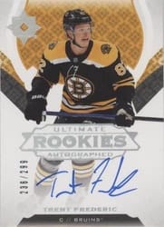 2019-20 Upper Deck Ultimate Collection Base Set Trent Frederic #101 card