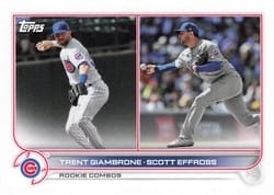 2022 Topps Mini Base Set Trent Giambrone / Scott Effross #US283 card