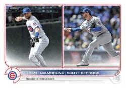 2022 Topps Update Base Set Trent Giambrone / Scott Effross #US283 card