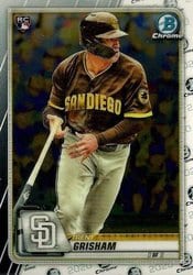 2020 Bowman Chrome Base Set Trent Grisham #64 card