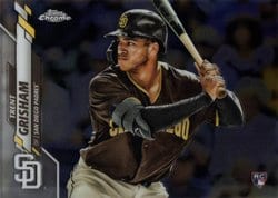 2020 Topps Chrome Base Set Trent Grisham #101 card