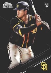 2020 Topps Chrome Black Base Set Trent Grisham #12 card