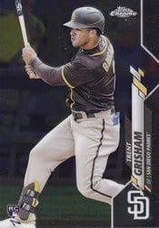 2020 Topps Chrome Update Base Set Trent Grisham #U-34 card