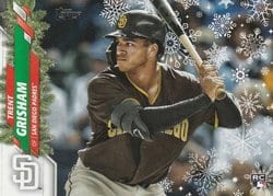 2020 Topps Holiday Base Set Trent Grisham #HW145 card