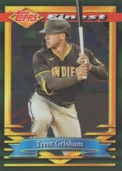 2021 Finest Flashbacks Base Set Trent Grisham #73 card