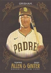 2021 Topps Allen & Ginter X Base Set Trent Grisham #327 card