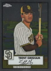 2021 Topps Chrome Platinum Anniversary Base Set Trent Grisham #316 card