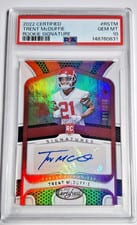 2022 Panini Certified Rookie Signatures Trent McDuffie #RS-TM