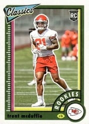 2022 Panini Classics Base Set Trent McDuffie #197 card