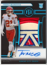 2022 Panini National Treasures Trent McDuffie #199 card