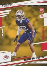 2022 Panini Prestige Base Set Trent McDuffie #334 card